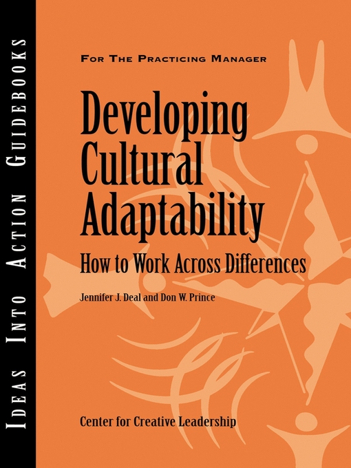 Title details for Developing Cultural Adaptability by Center for Creative Leadership (CCL) - Available